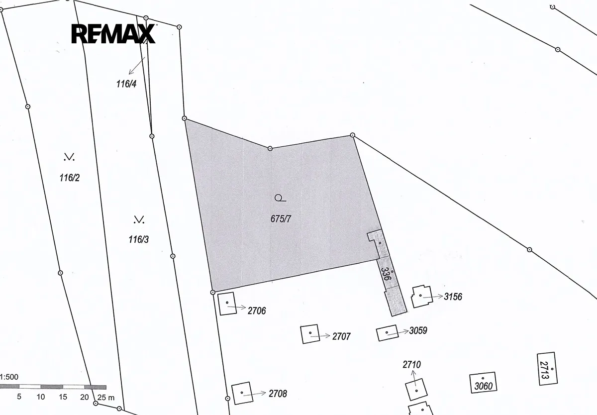 Prodej stavebního pozemku 1311 m²